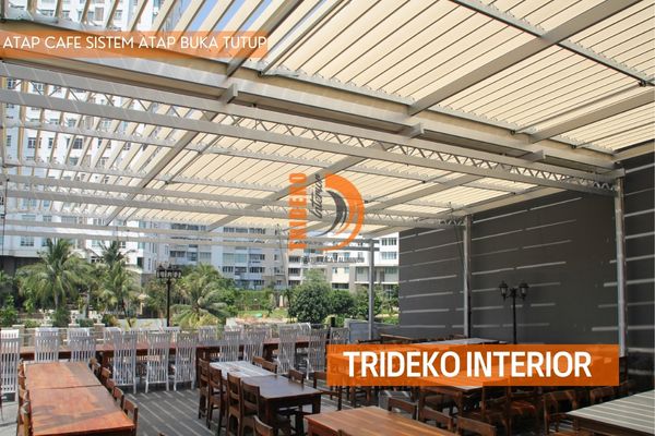 atap cafe buka tutup