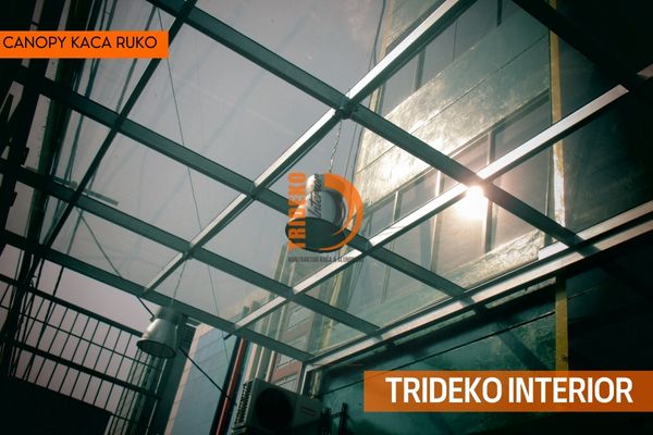 Canopy kaca ruko | Canopy kaca ruko berbahan tempered