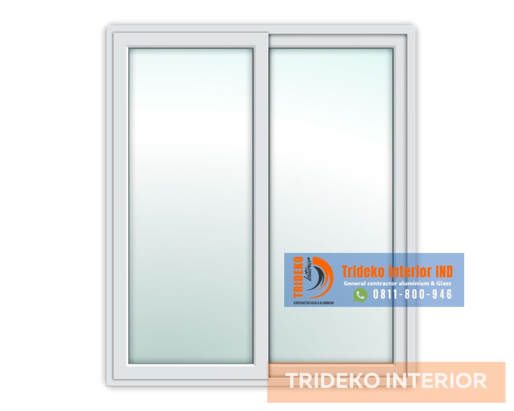 pintu lipat aluminium kaca