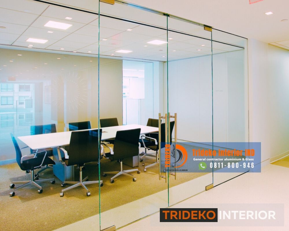 Jasa Partisi Kaca Frameless