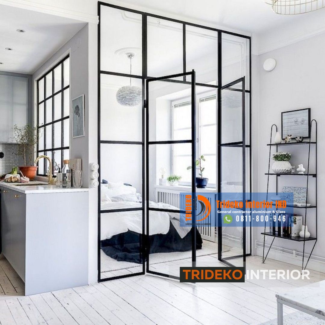 Partisi Aluminium Minimalis