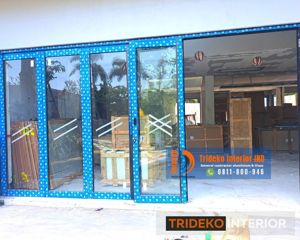 Jual pintu aluminium kaca terlengkap