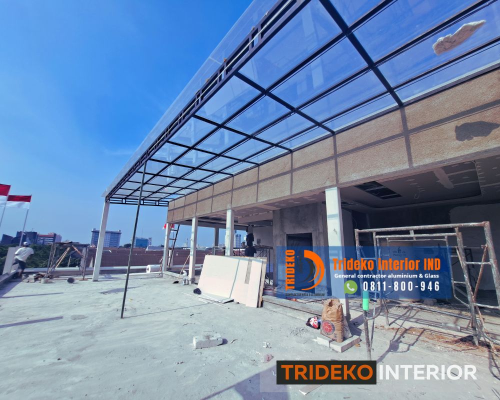 Atap Rooftop kaca