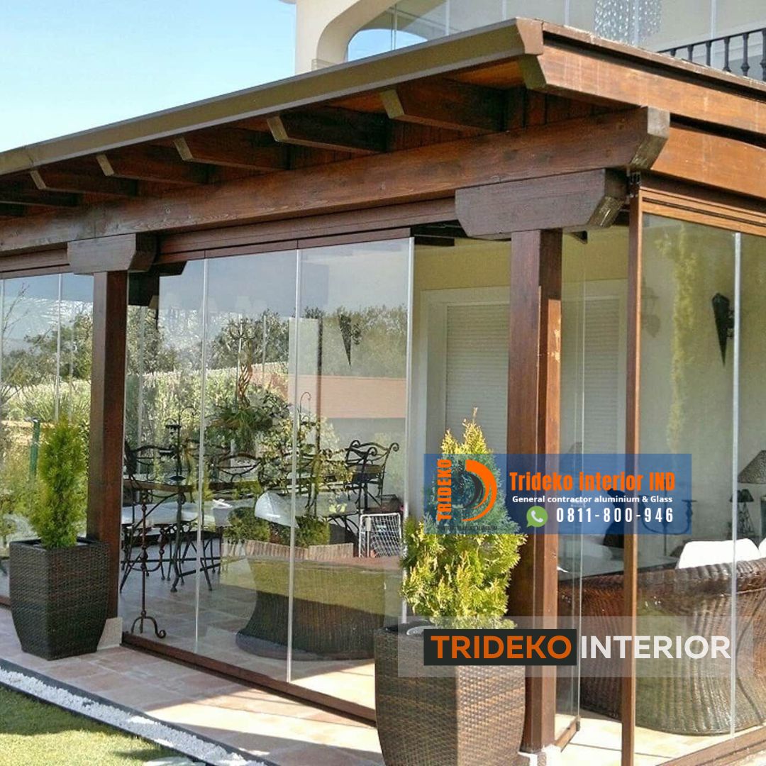 Harga Pintu Lipat Kaca Frameless