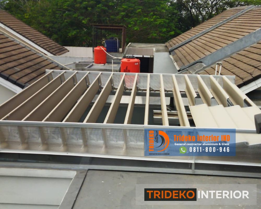desain skylight atap aluminium