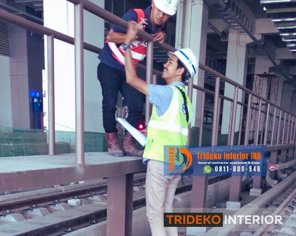 Jasa Konstruksi Tangga Besi Depo LRT