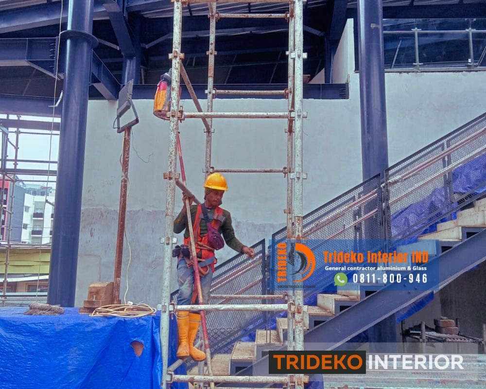 Jasa Konstruksi Tangga Emergency Safety