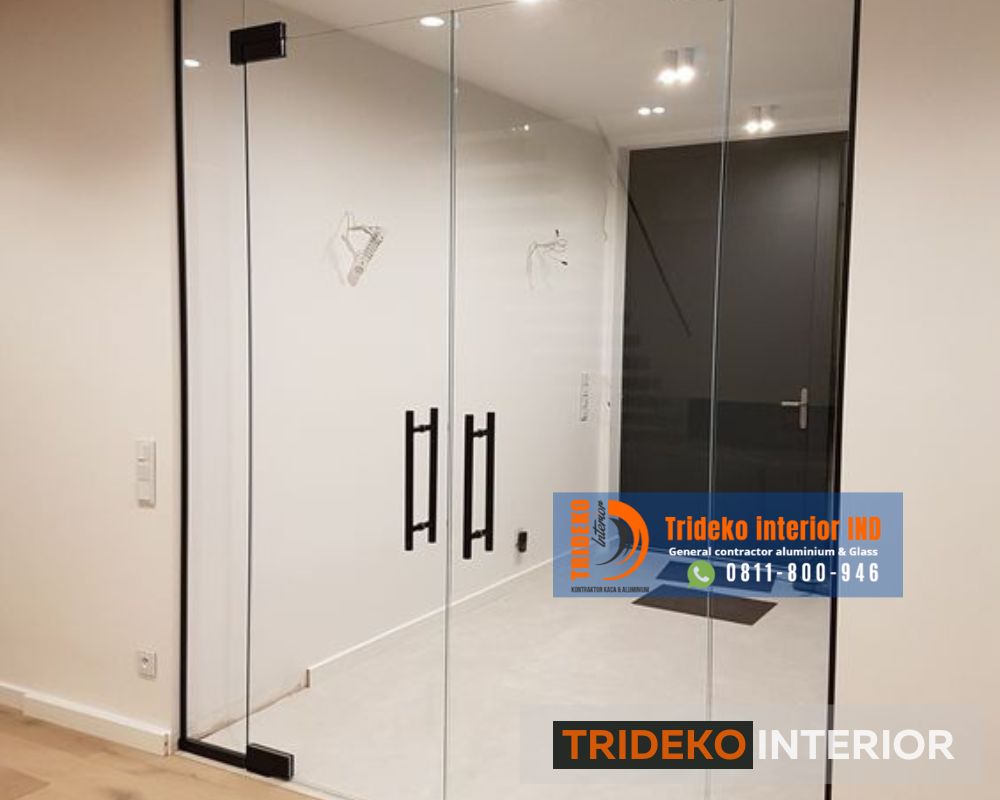 Pintu Kaca Frameless 12 mm