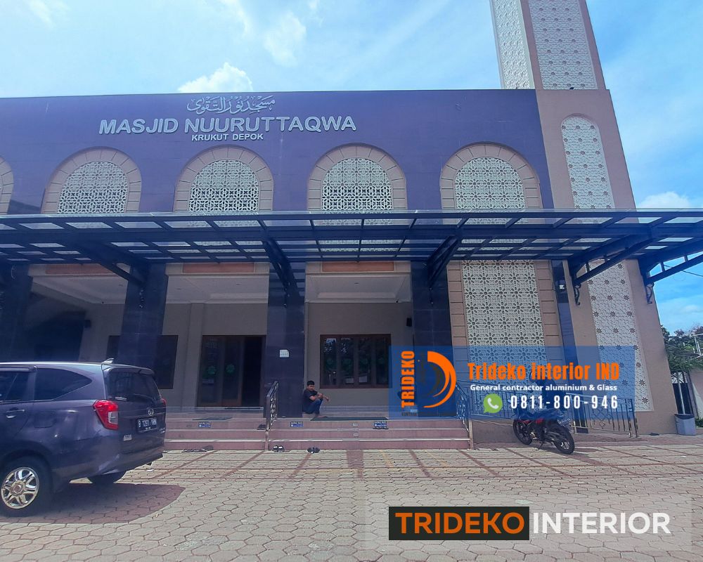 Kanopi kaca masjid