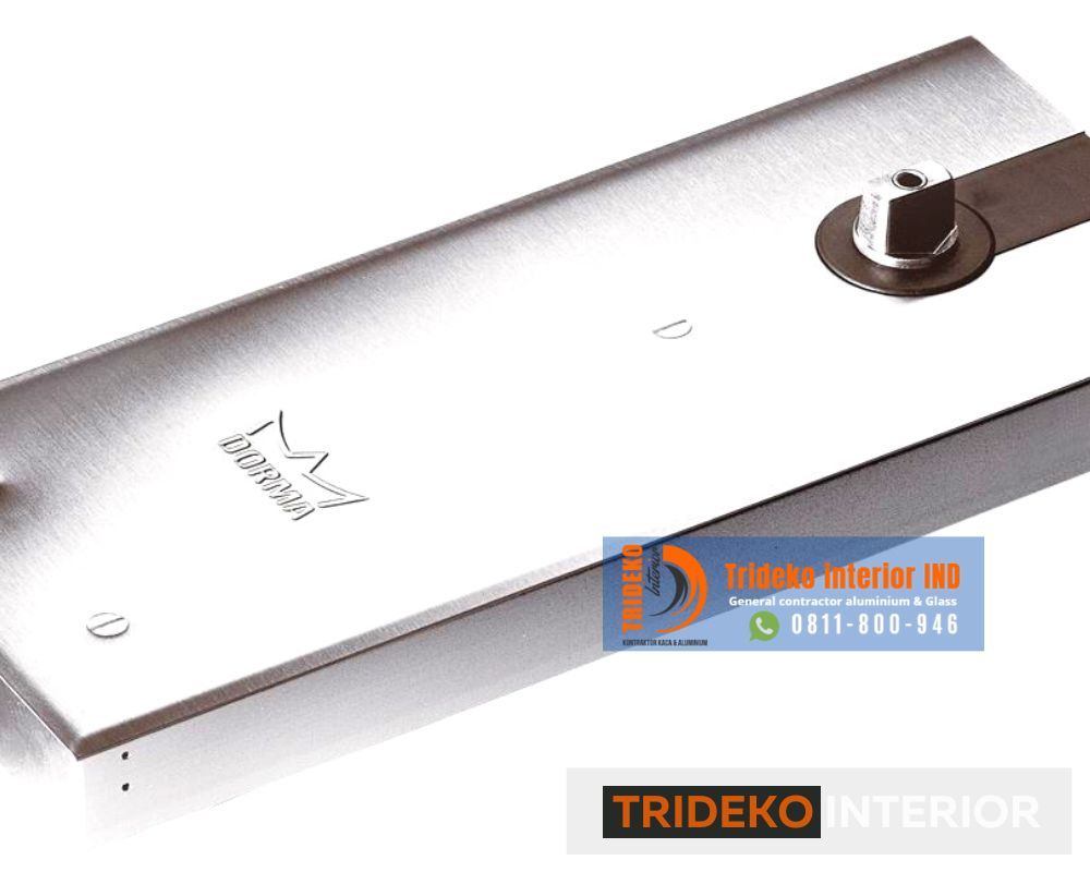 Pemasangan untuk pintu kaca frameless