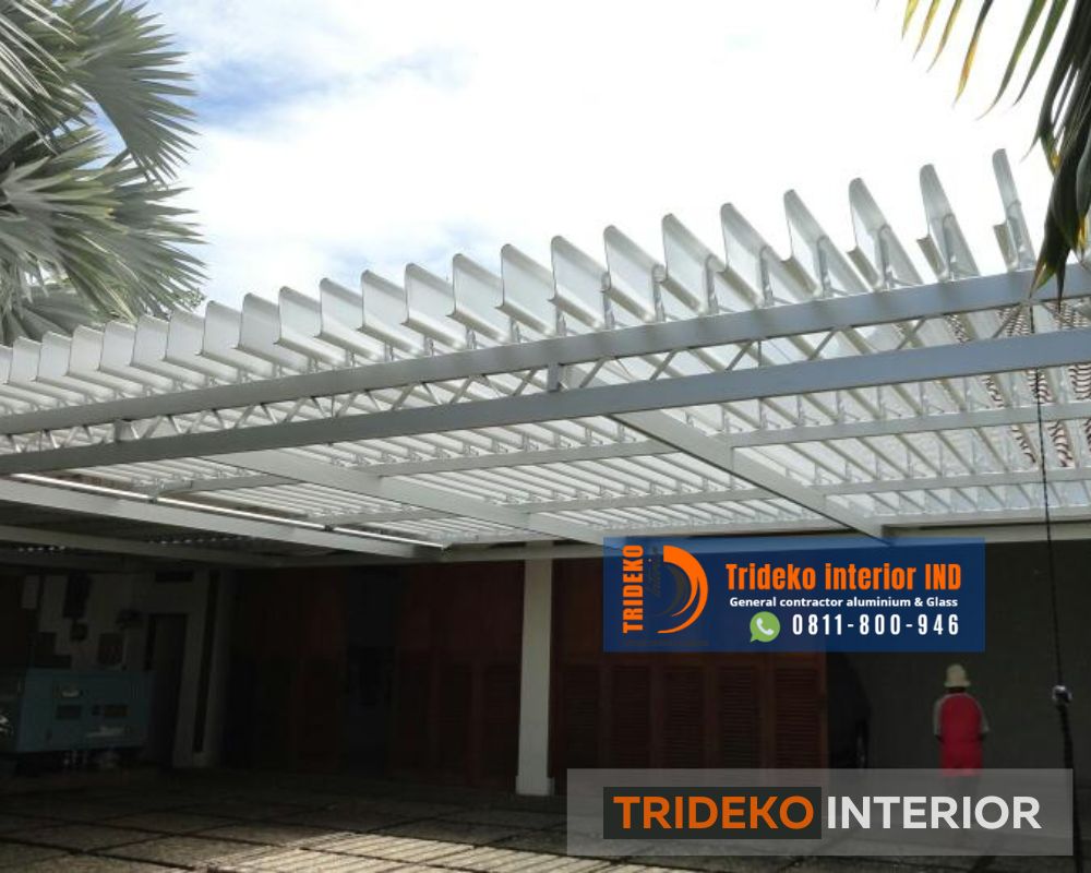 Pasang Kanopi Minimalis Aluminium