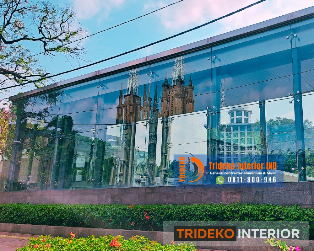 Kaca Curtain Wall Spider Fitting