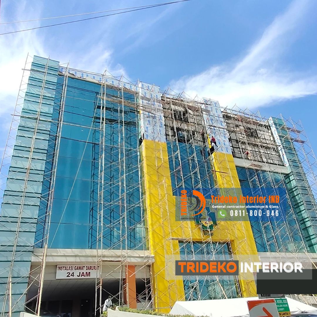 Aplikator Curtain Wall Kaca Gedung Bertingkat 1 Aplikator Curtain Wall Kaca Gedung