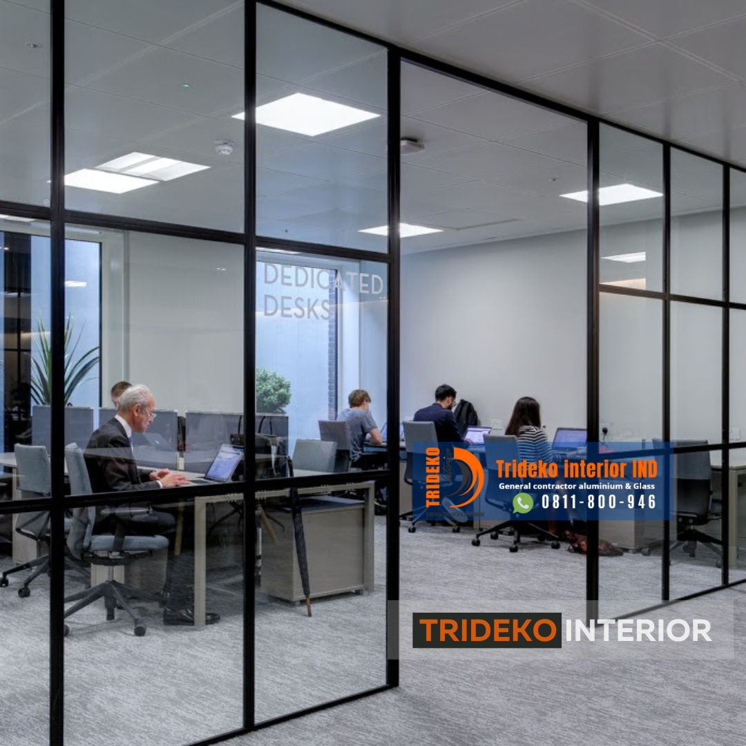 Partisi Kaca Gedung Perkantoran Jakarta