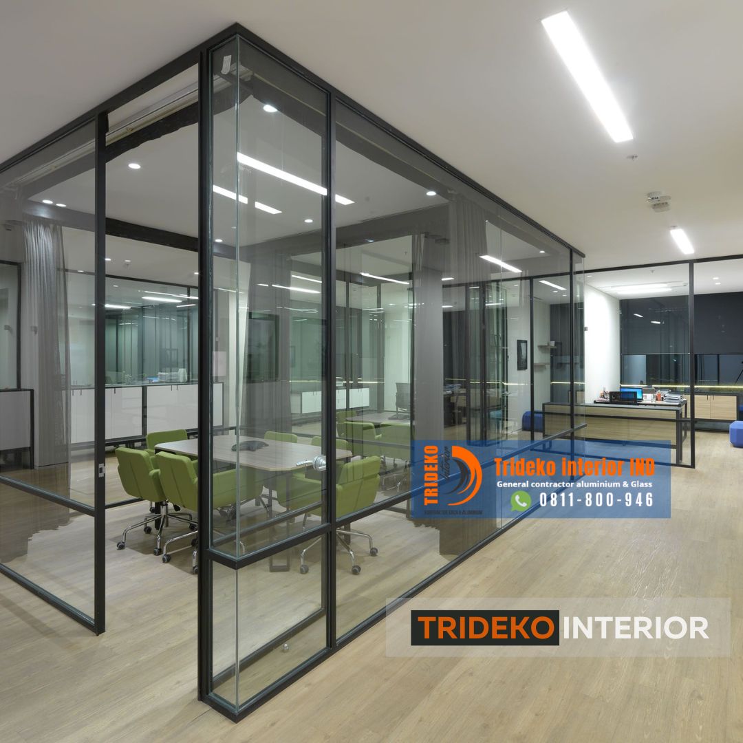 Partisi Kaca Gedung Perkantoran Jakarta 2 Partisi Kaca Gedung Perkantoran Jakarta