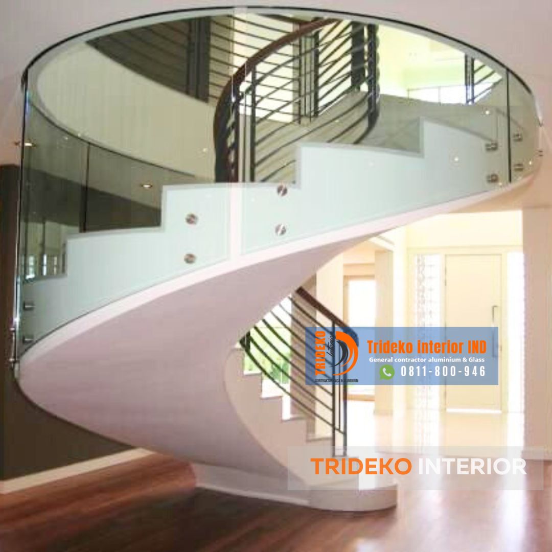 Railing Kaca untuk Tangga dan Balkon