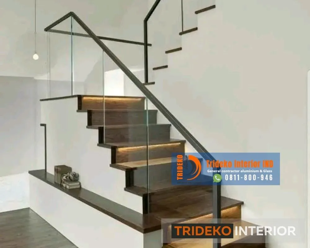 Railing Kaca Void Tempered Frameless