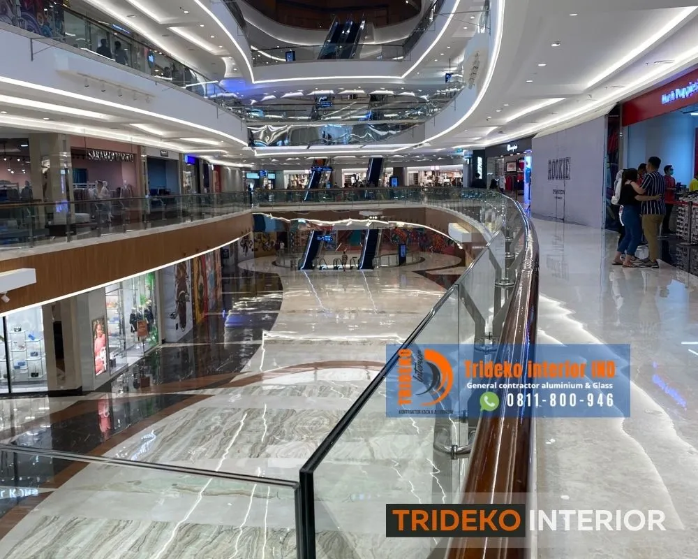 railing kaca minimalis modern