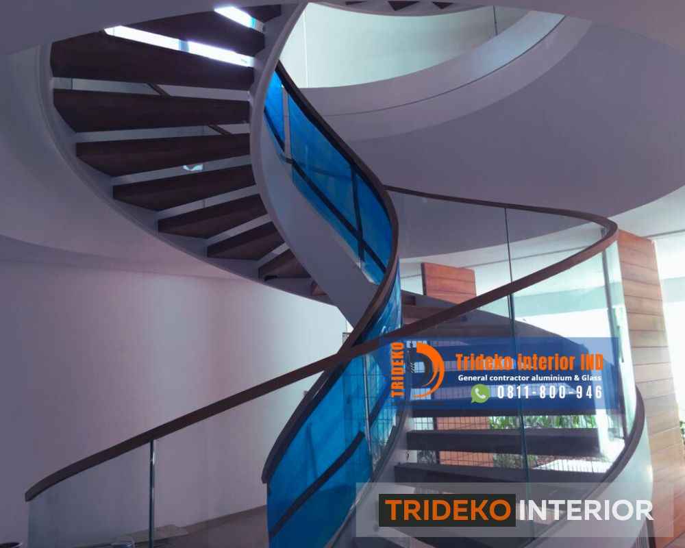 Railing kaca rumah mewah