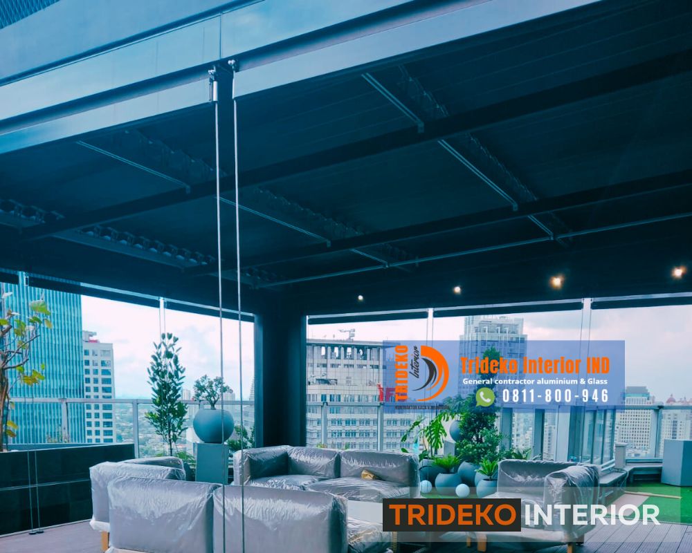 Rooftop Aluminium Buka Tutup