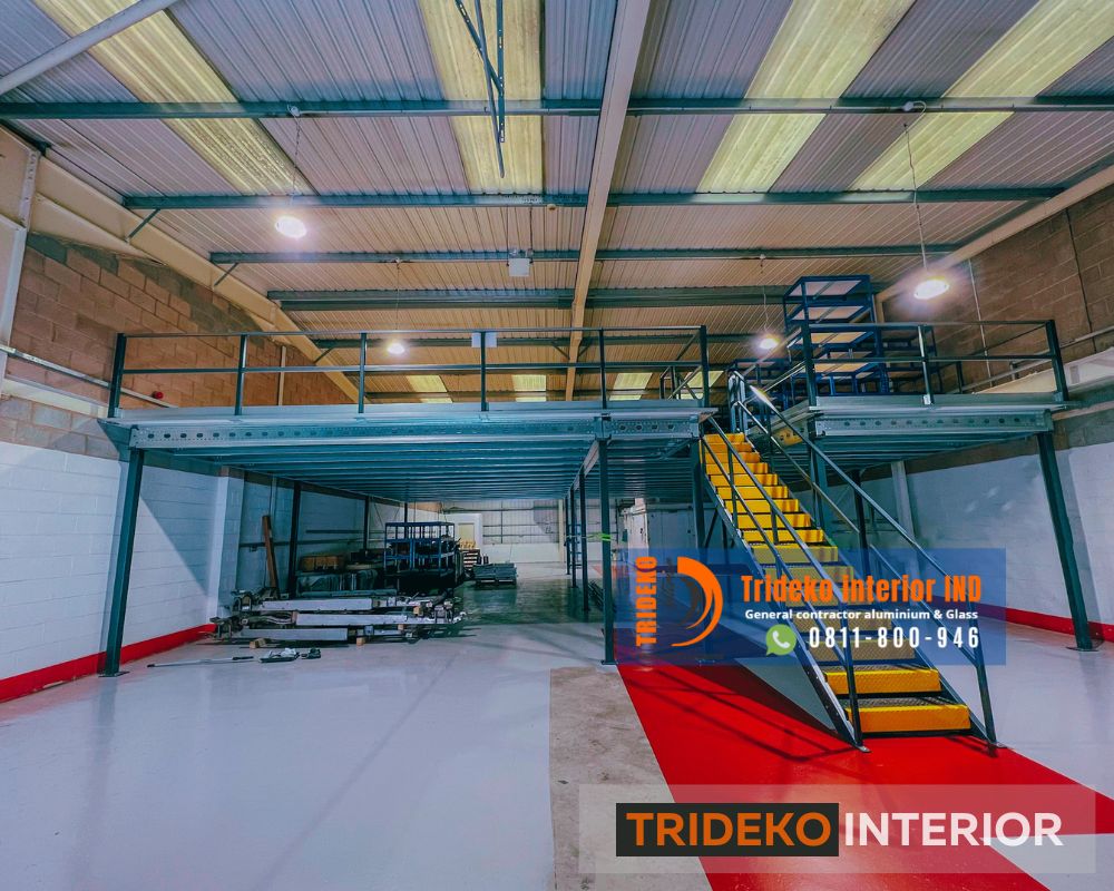 Pasang Mezzanine Gudang Pabrik
