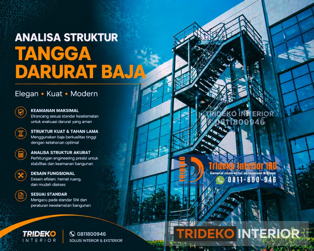 Standar Teknis Tangga Darurat Outdoor