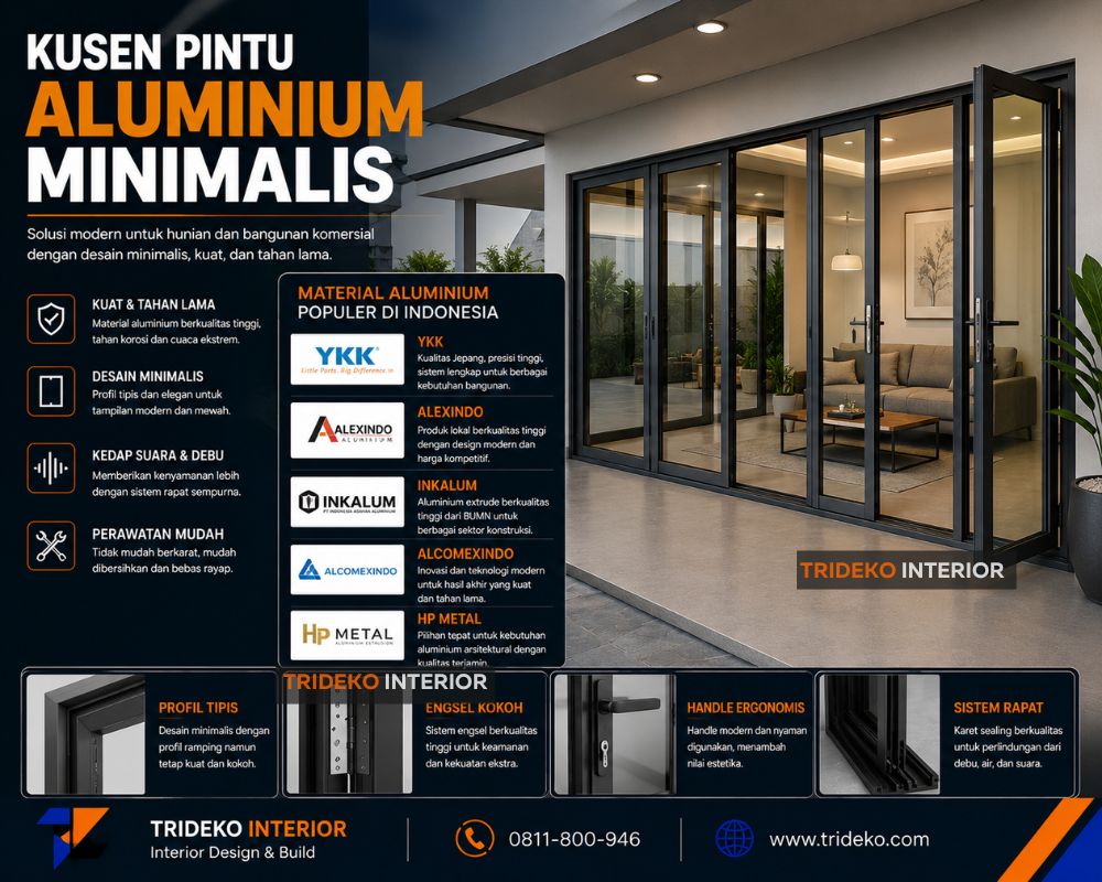 Jenis Kusen Pintu Minimalis