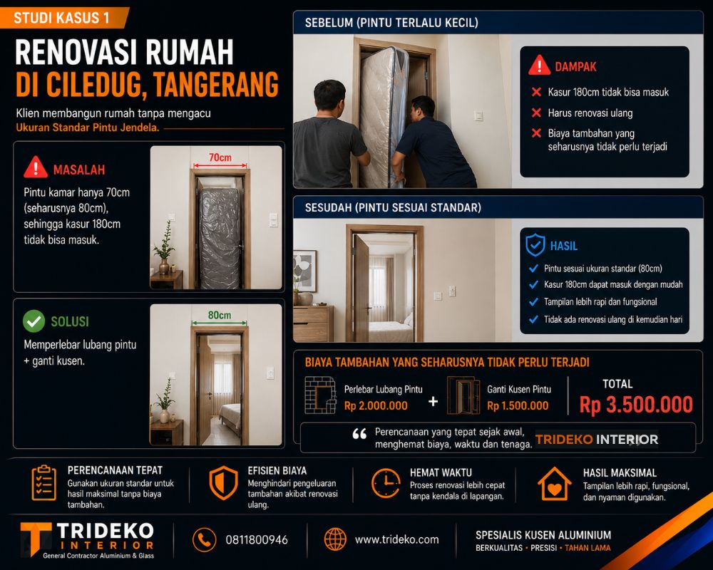 Ukuran Standar Pintu Jendela