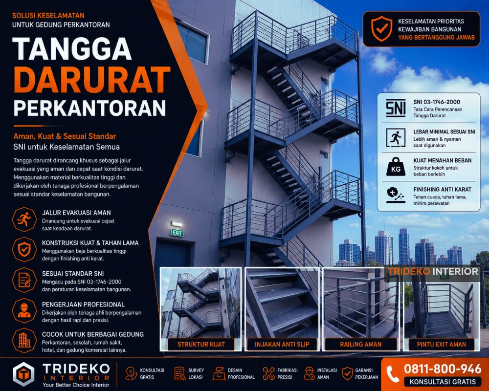 SNI Tangga Darurat Lengkap