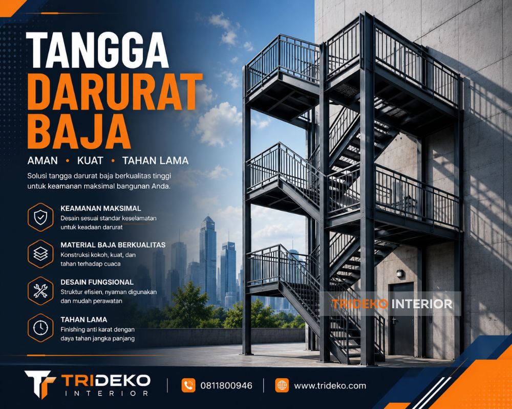 Tangga Darurat Baja